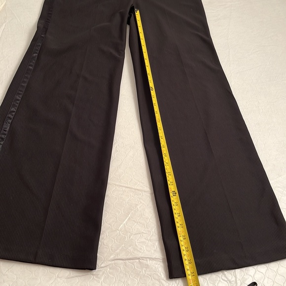 Express Y2K black stretch tuxedo style pants 7/8 - Picture 10 of 12